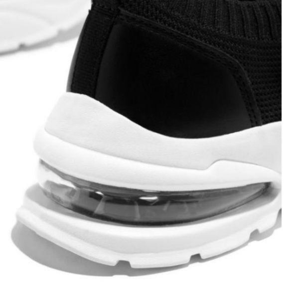 Fly Knit Slip On Sneaker in Black - Picture 3 of 6